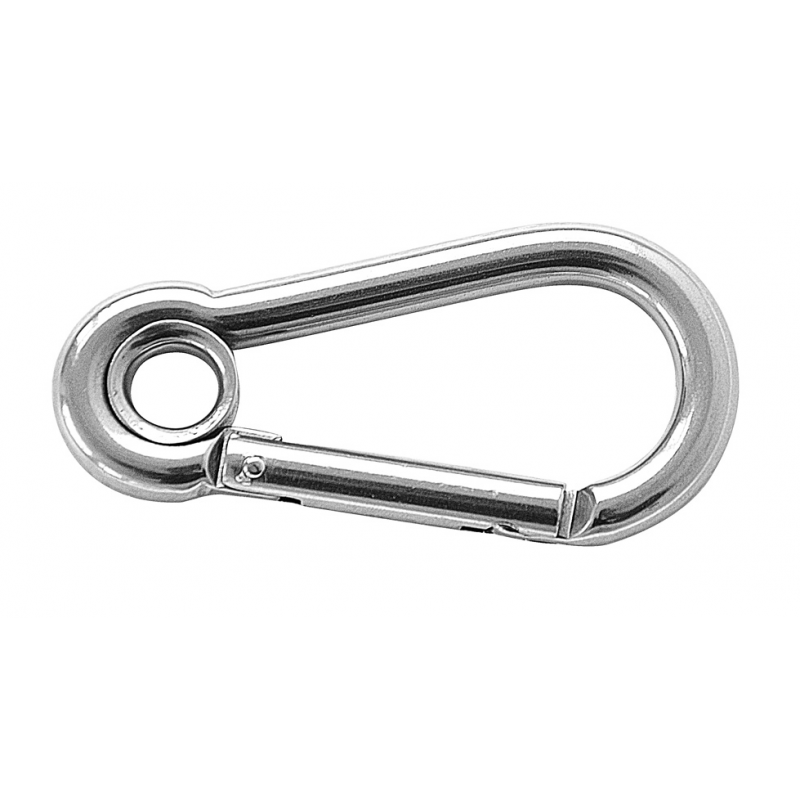 MOSCHETTONE IN INOX 316 CON OCCHIO E CHIUSURA DRITTA — SKU 0606685 — immagine 1