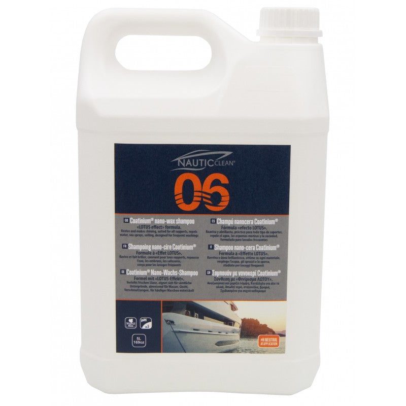 NANO WAX SHAMPOO LT 5 - 6402009 - NAUTIC CLEAN