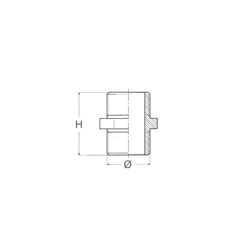 NIPLESS DOPPIO M-M IN OTTONE — SKU 1818150 — immagine 2