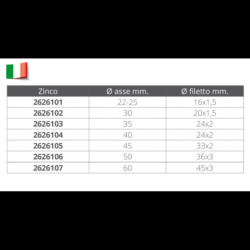 OGIVA ASSE Ø MM.35 - 2626103 - ENRICO POLIPODIO
