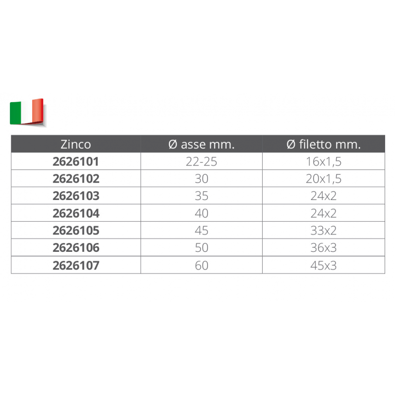 OGIVA PER LINEA D'ASSE — SKU 2626101 — immagine 2
