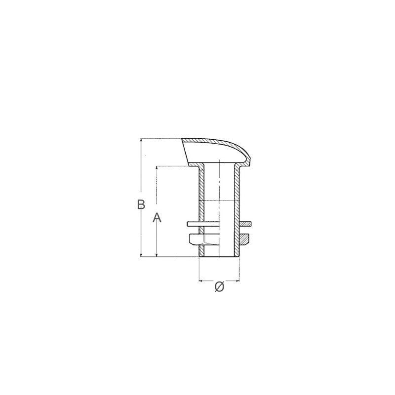 OMBRINALE IN OTTONE CROMATO — SKU 1818272 — immagine 2
