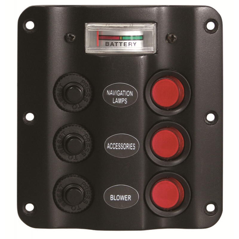 PANNELLO ELE. 3 INT+VOLTMETRO - 3939350 - AAA