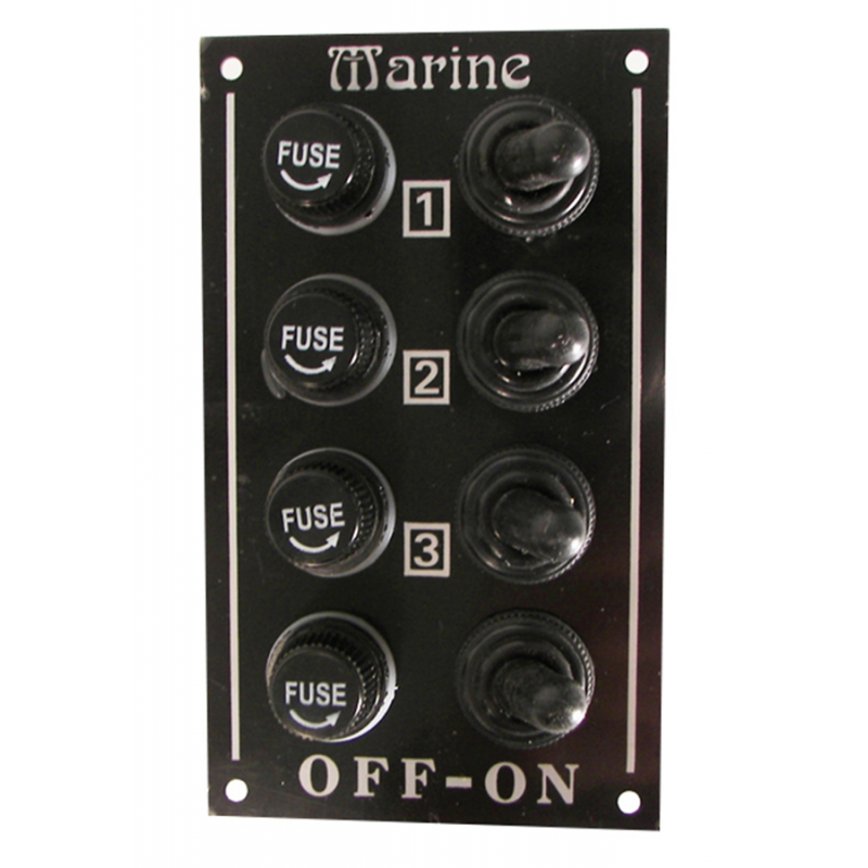 PANNELLO ELETTRICO 4 INTERRUTTORI - 3939225 - MARINE TOWN