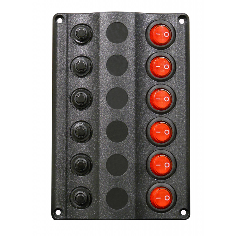 PANNELLO ELETTRICO 6 INTERRUTORI - 3939346 - AAA