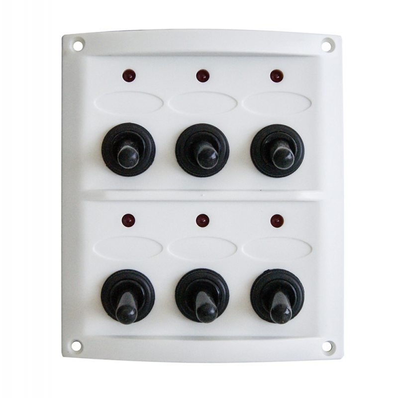 PANNELLO ELETTRICO BIANCO 6 INT. - 3901076 - AAA