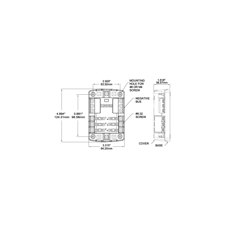 PANNELLO PORTA FUSIBILI ST BLADE — SKU 4105025 — immagine 2