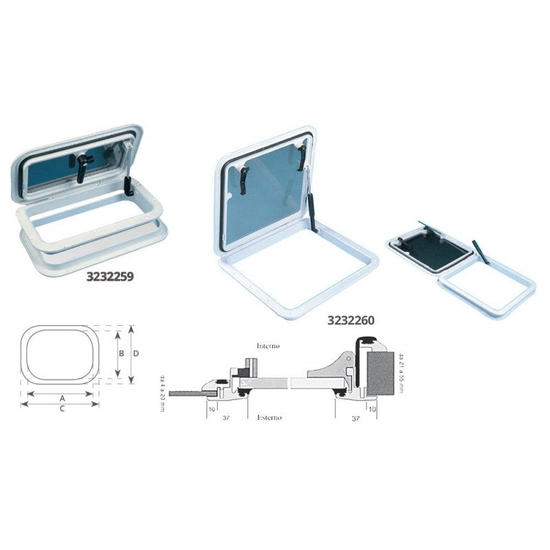 PASSO UOMO PLASTICA MM.480X480 - 3232260 - NUOVA RADE