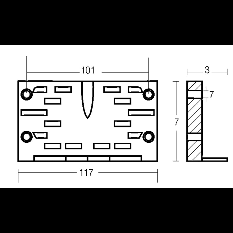 PIASTRA ALVEOLARE OMC - 2626205 - ENRICO POLIPODIO