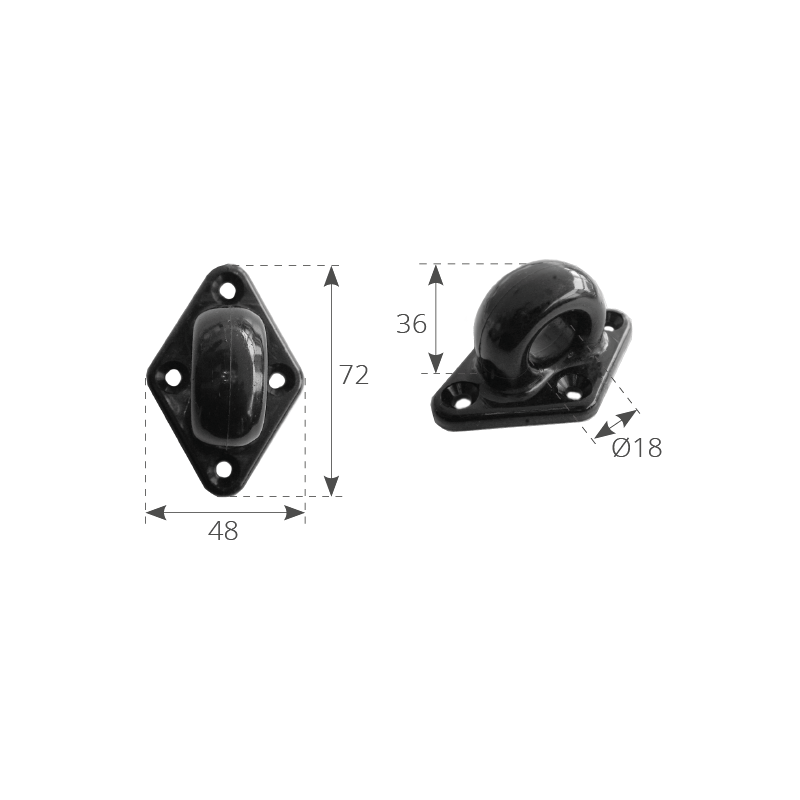 PIASTRA ANELLO IN PLASTICA - 4646825 - NUOVA RADE
