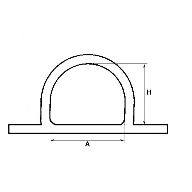 PIASTRA INOX MM.40X64 - 5050461 - MARINE TOWN