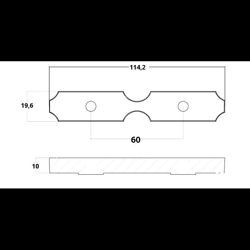 PIASTRINA PER MOTORI 300-350HP - 2626465 - TECNOSEAL