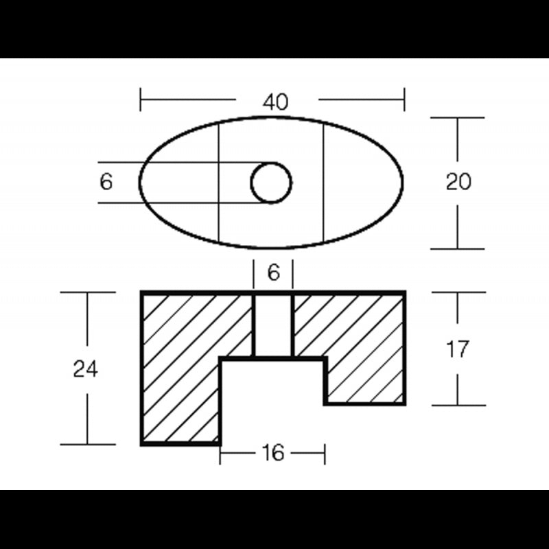 ANODO VETUS - 2626631 - TECNOSEAL