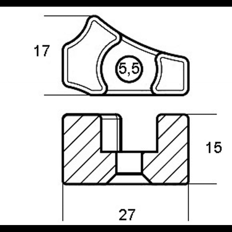 PIASTRINA YAMAHA 682-11325-00 - 2626448 - TECNOSEAL