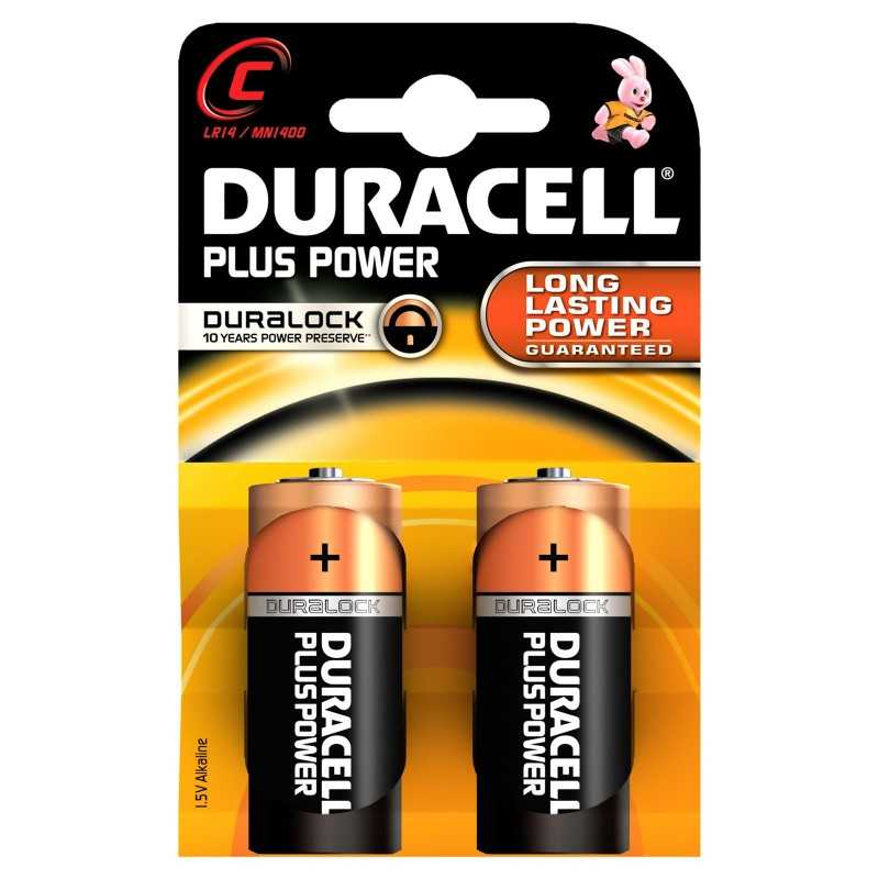 PILA ALC. POWER PLUS C 1/2 TORCIA - 3985003 - DURACELL