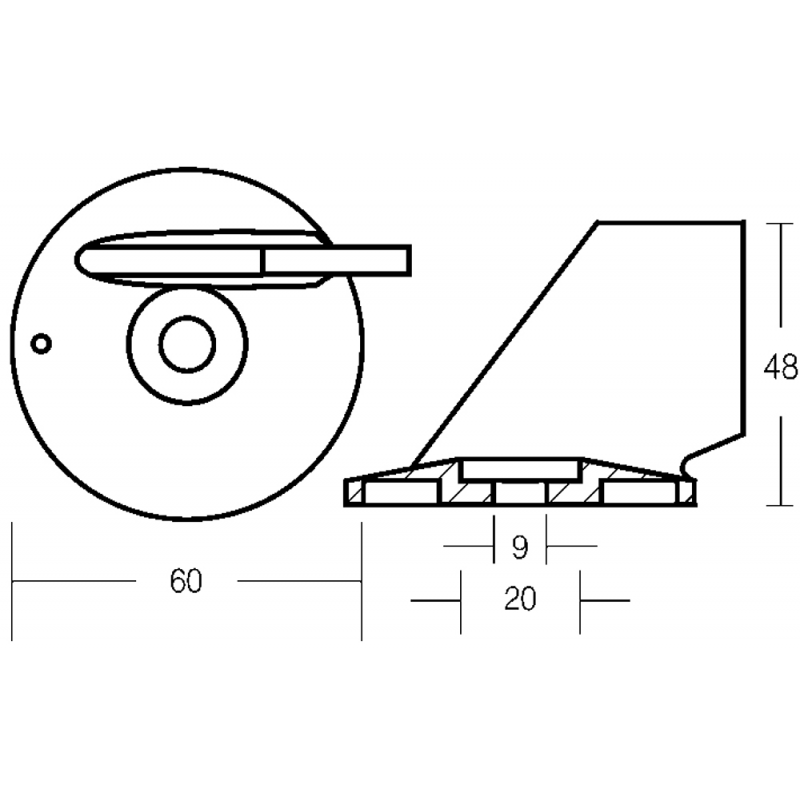 PINNA PER MOTORI SUZUKI 75/90 HP DF 40 — SKU 2626801 — immagine 2