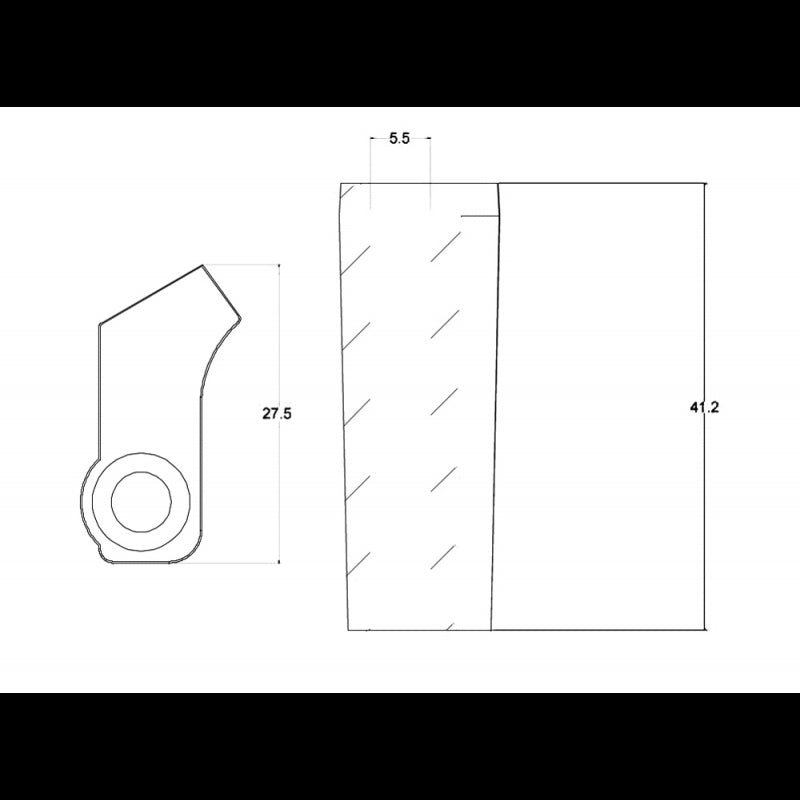 PLACCA PER MOTORI 300-350 HP - 2626464 - TECNOSEAL