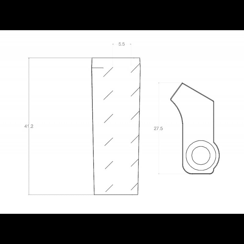 PLACCA  PER MOTORI 300-350 HP - 2626463 - TECNOSEAL