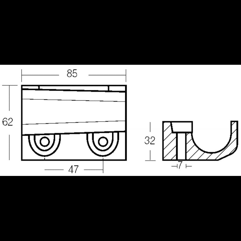 PLACCA PER MOTORI 40-50 HP - 2626421 - TECNOSEAL