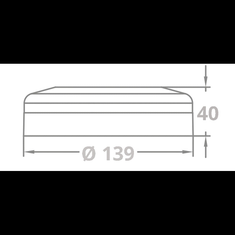 PLAFONIERA A 16 LED 12V - 4000546 - AAA