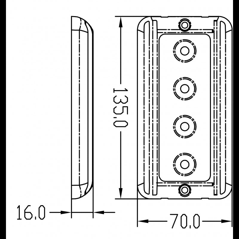 PLAFONIERA IN ALLUMINIO A 4 LED - 4040271 - AAA