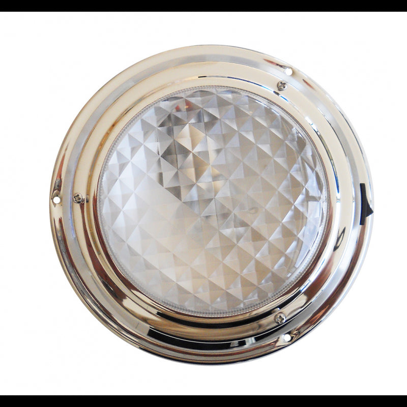 PLAFONIERA INOX Ø MM.168 x 46H 12V - 4040798 - AAA