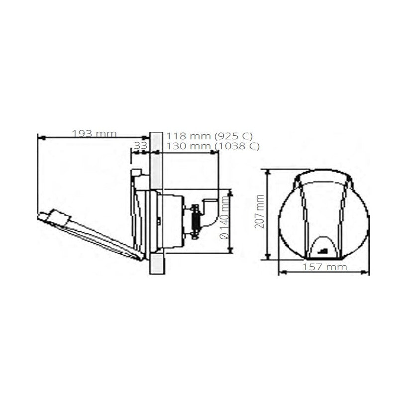 POMPA 1038C SENZA BY-PASS - P55765 - PLASTIMO