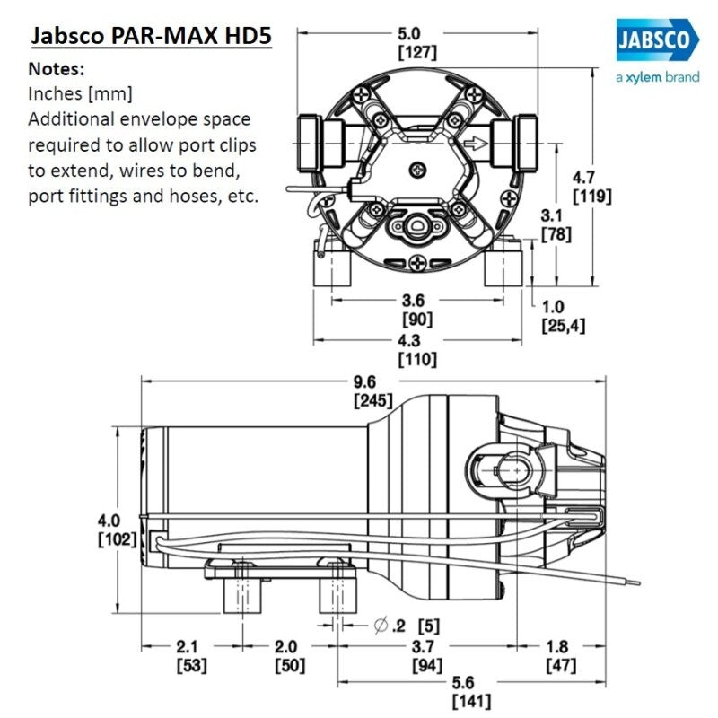 POMPA AUTOCLAVE PAR MAX 5HD — SKU ZP501J-115S-3A — immagine 2