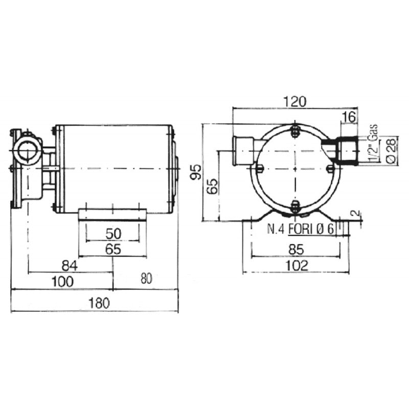 POMPA EP45 12 V. - 1616402 - ANCOR