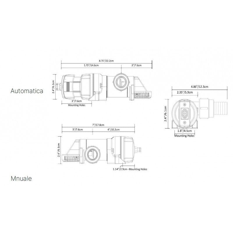 POMPA RULE LP900D MANUALE 12 V - 1616096 - JABSCO