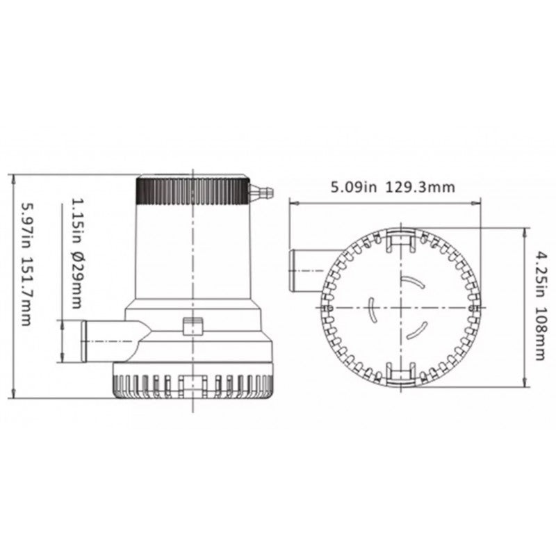 POMPA SENTINA RULE 1500 — SKU Z02 — immagine 2