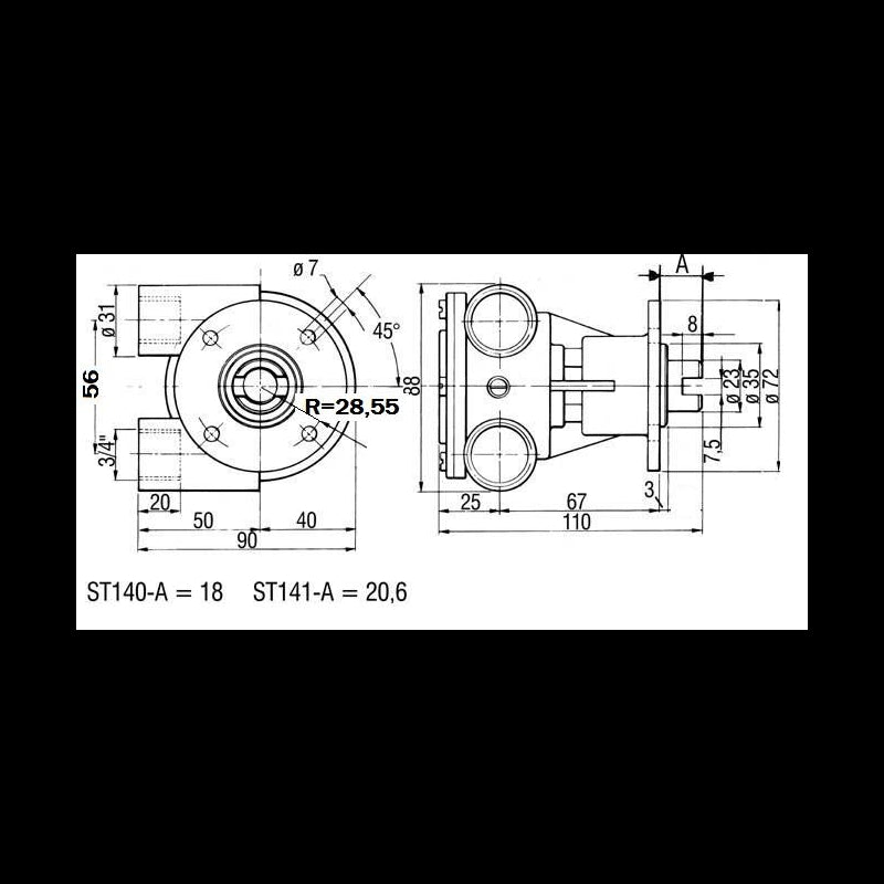 POMPA ST140 - 1600140 - ANCOR