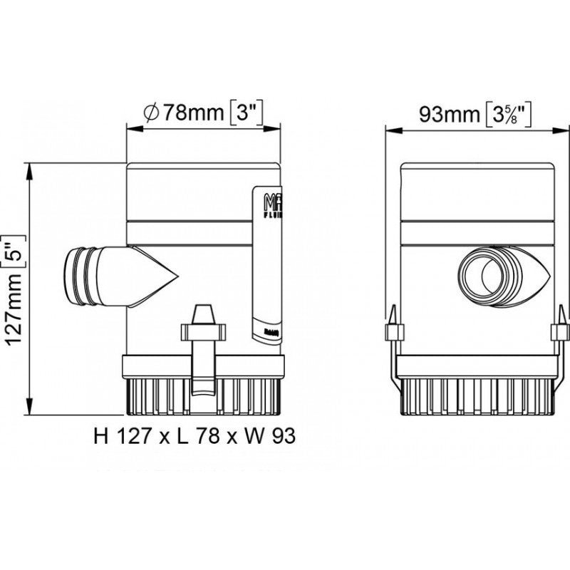 POMPA UP 1000 24V - 1600053 - MARCO