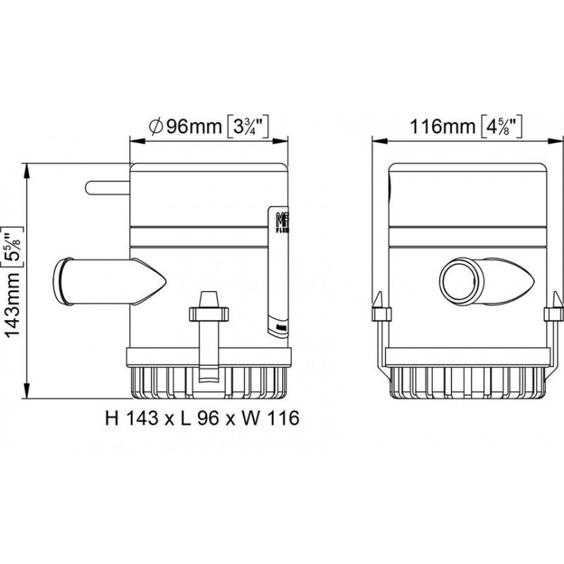POMPA UP 1500 24V - 1600055 - MARCO
