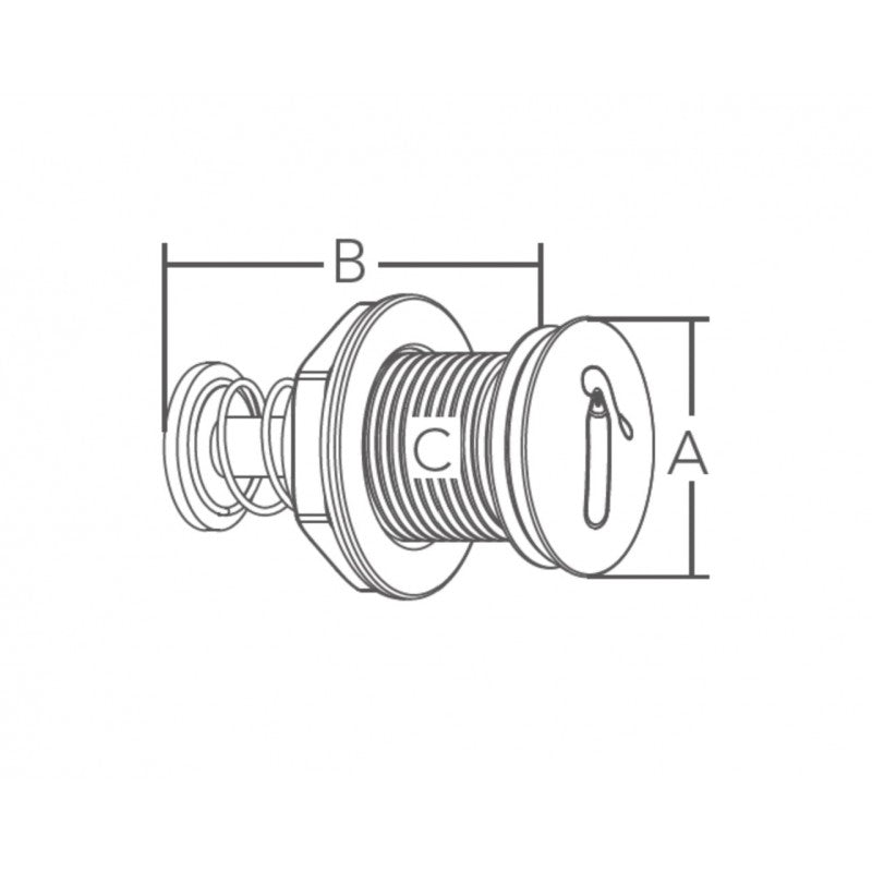 PORTAPARABORDI PER CIME Ø MM.6/8 - 1515393 - MARINE TOWN