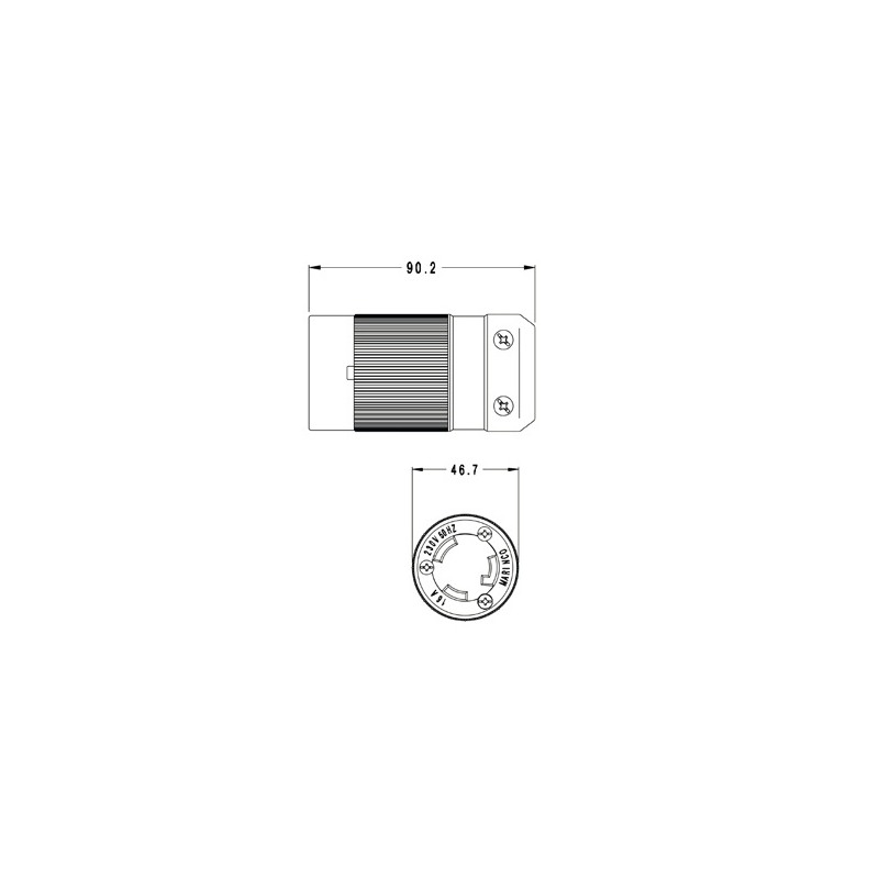 PRESA 16 AMP. - 3939616 - MARINCO