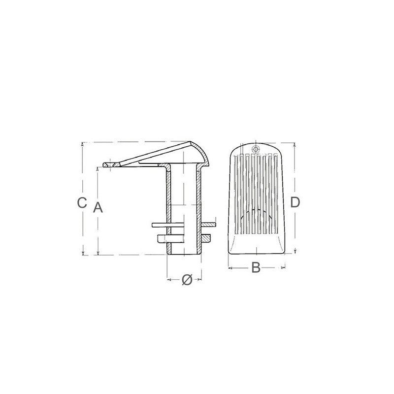 PRESA A MARE IN OTTONE — SKU 1818281 — immagine 2