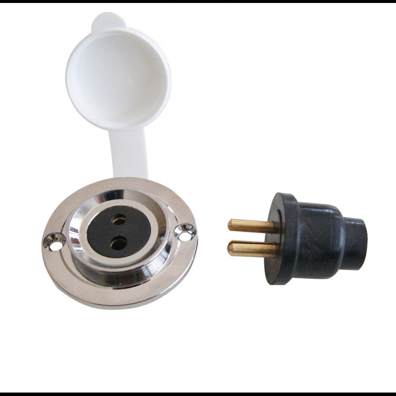 PRESA SPINA 3A 2P - 3939352 - FORNITURE NAUTICHE ITALIANE