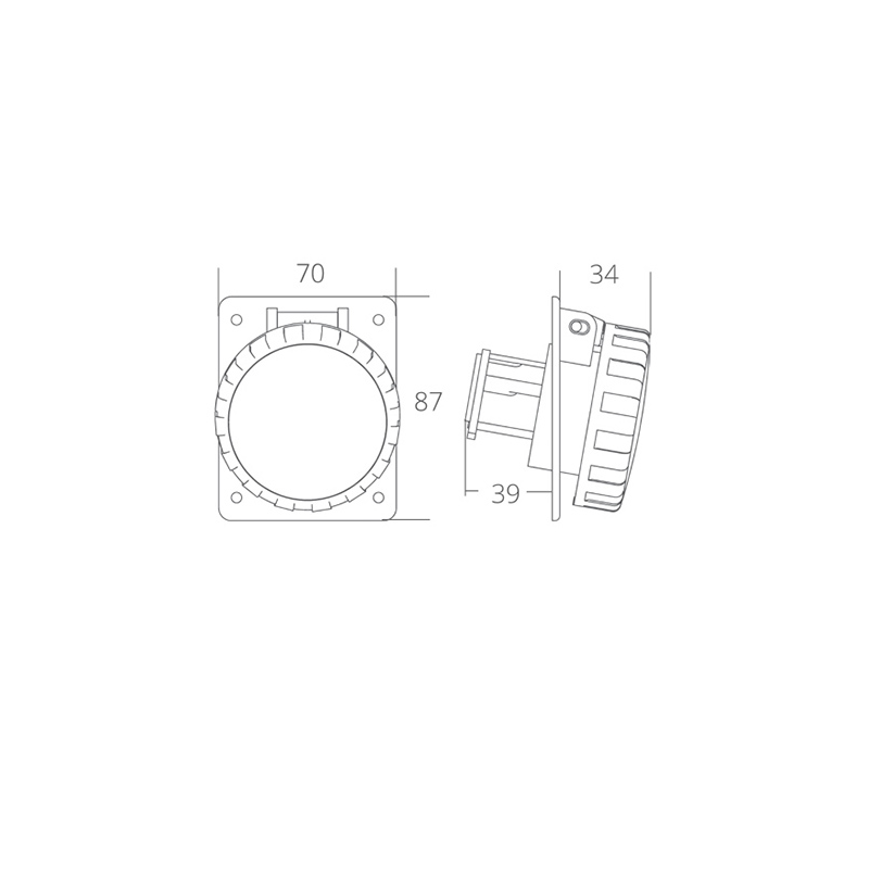 PRESA STAGNA - 3939245 - FORNITURE NAUTICHE ITALIANE