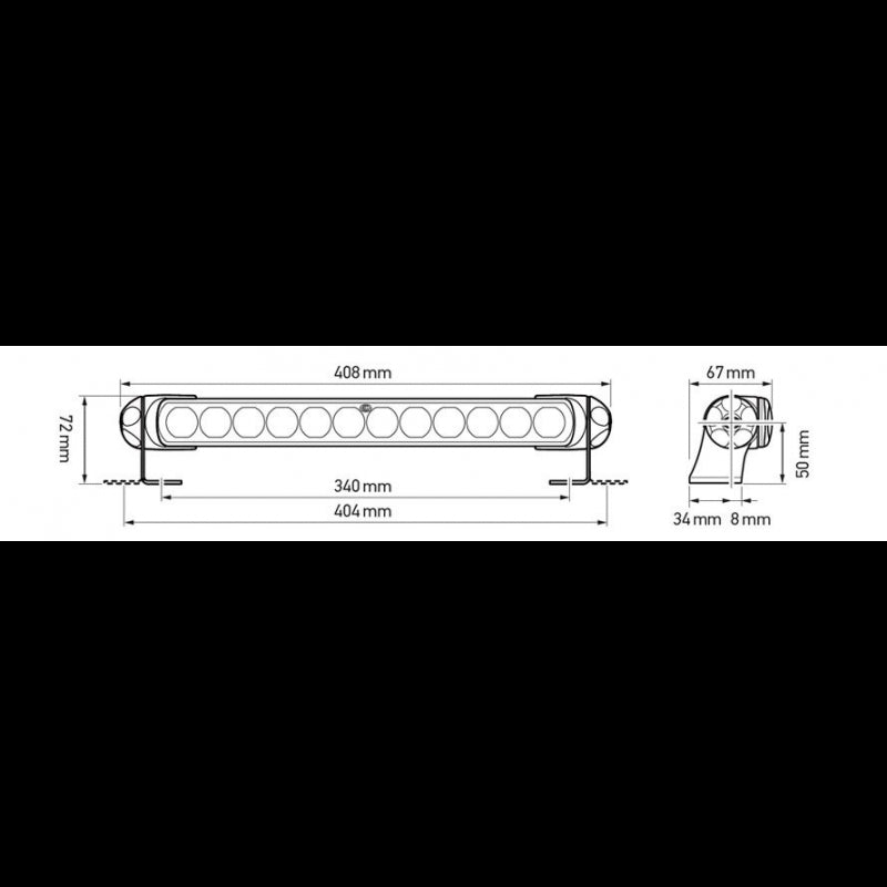SEA HAWK 350 BIANCO ILLUM. DIFFUSA - 4025180 - HELLA MARINE