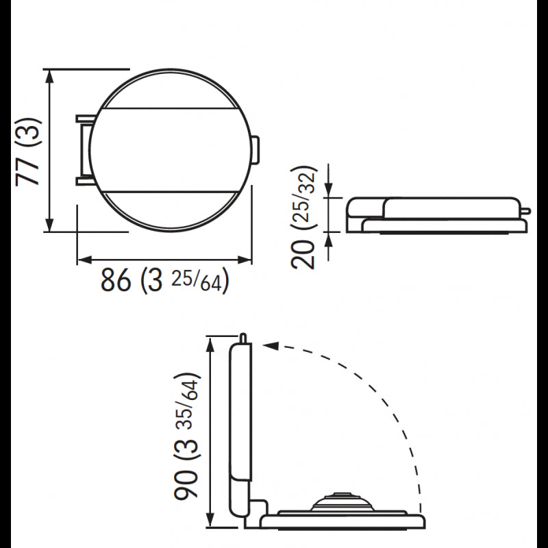 PULSANTE A PIEDE NERO UP - 0307893 - QUICK