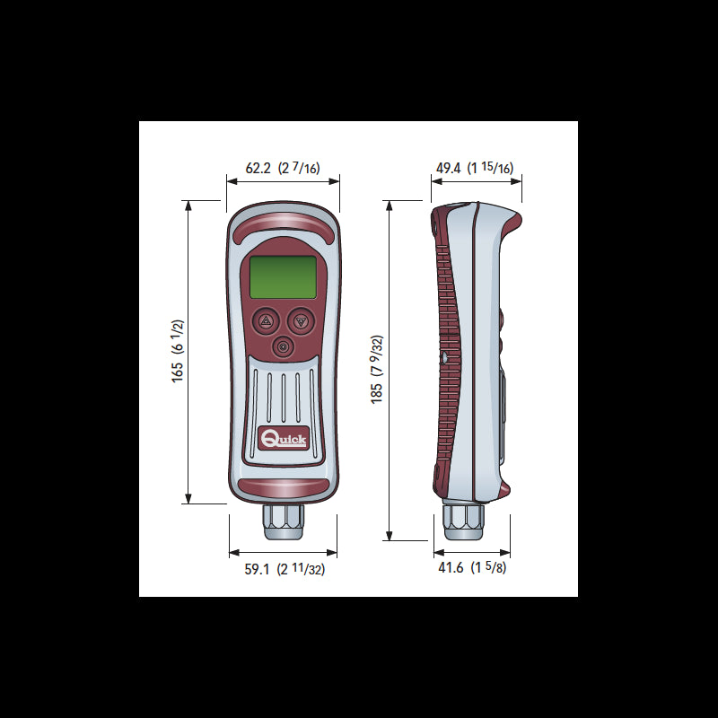 PULSANTIERA CONTAC. CON DISPLAY LCD - 0307845 - QUICK