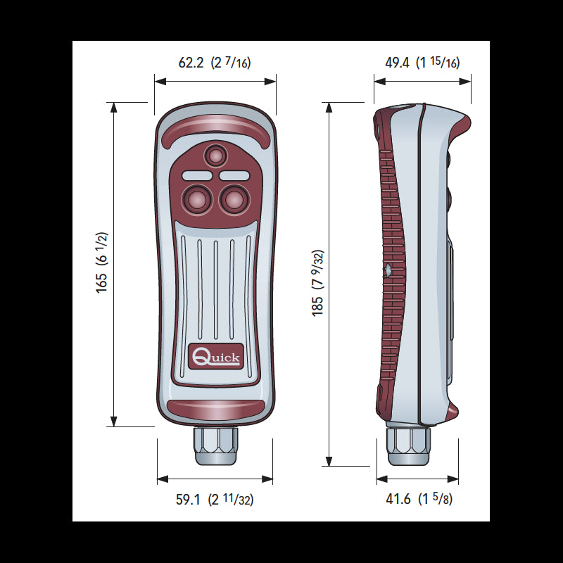 PULS.STAGNA 6 CAN. CON TORCIA LED - 0307837 - QUICK