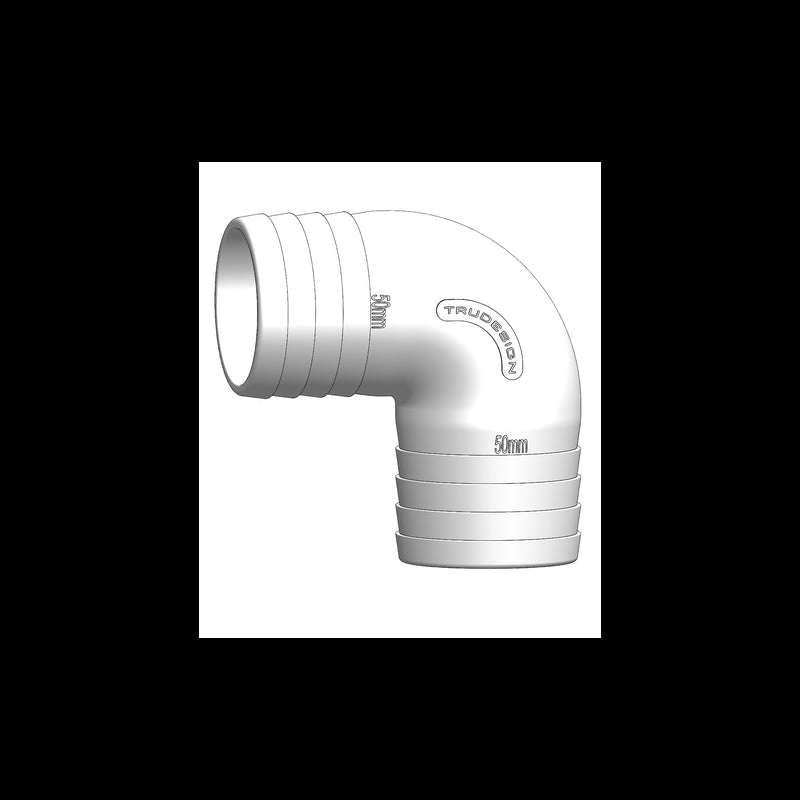 RACCORDO DOPPIO A 90° Ø50 MM - 1804034 - TRUDESIGN