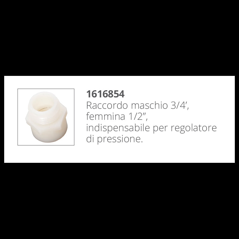 REGOLATORE DI PRESSIONE CROMATO - 1616853 - UFLEX