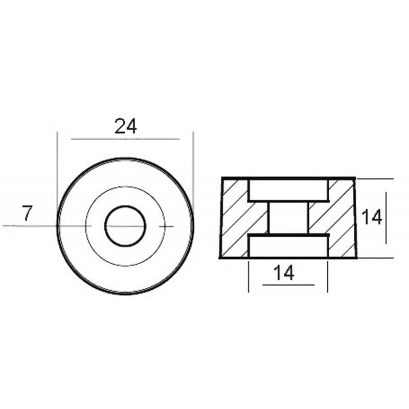 RONDELLA HONDA RIF.OR.12155-ZW5-000 — SKU 2626959 — immagine 2