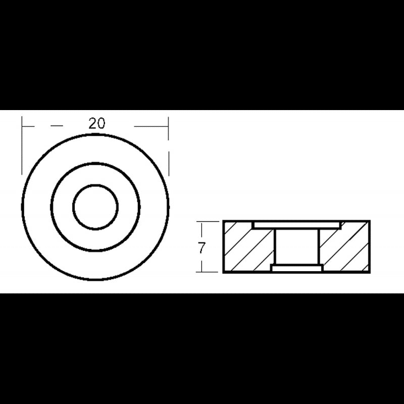 RONDELLA IN ALLUMINIO - 2626327A - TECNOSEAL