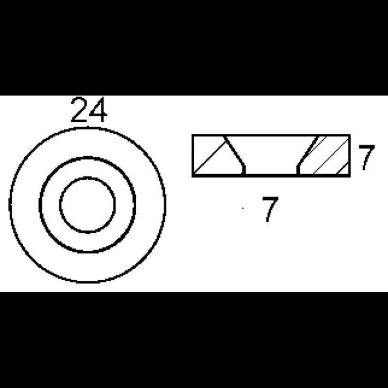 RONDELLA 2-25 HP IN ZINCO - 2626402 - ENRICO POLIPODIO