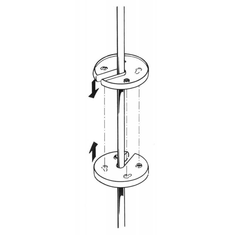 ROTELLE PROTEZIONE VELE CF. 2PZ. - 7878898 - FORNITURE NAUTICHE ITALIANE