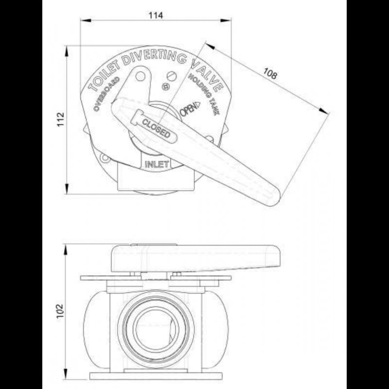 RUBINETTO MANUALE A 3 VIE AQUAVALVE - 1804036 - TRUDESIGN